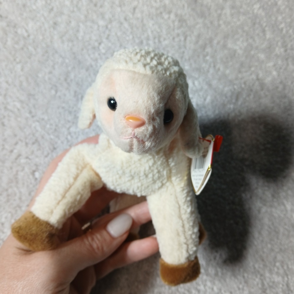 Ty Beanie Baby Ewey The Lamb 1998 Retired